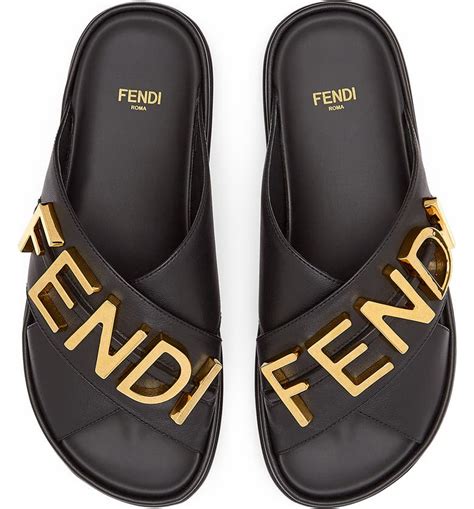 womens fendi sliders|Fendi slides women sale.